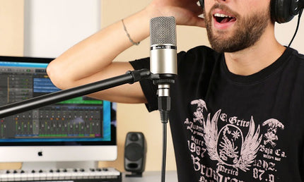 IK Multimedia - IKMIRIGMICSTDXL - Large-diaphragm, Compact Size, Analog Studio Condenser Microphone
