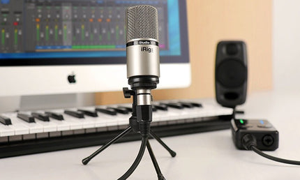 IK Multimedia - IKMIRIGMICSTDXL - Large-diaphragm, Compact Size, Analog Studio Condenser Microphone