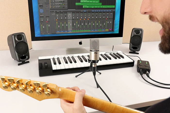 IK Multimedia - IKMIRIGMICSTDXL - Large-diaphragm, Compact Size, Analog Studio Condenser Microphone