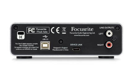 Focusrite – RFO ITRACK-SOLO-LIGHTNING – Audio Interface