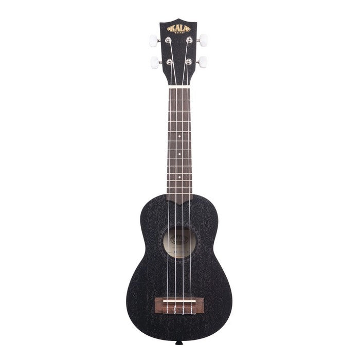 kala - Kala Black Satin Mahogany Soprano Ukulele, No Binding w/Bag