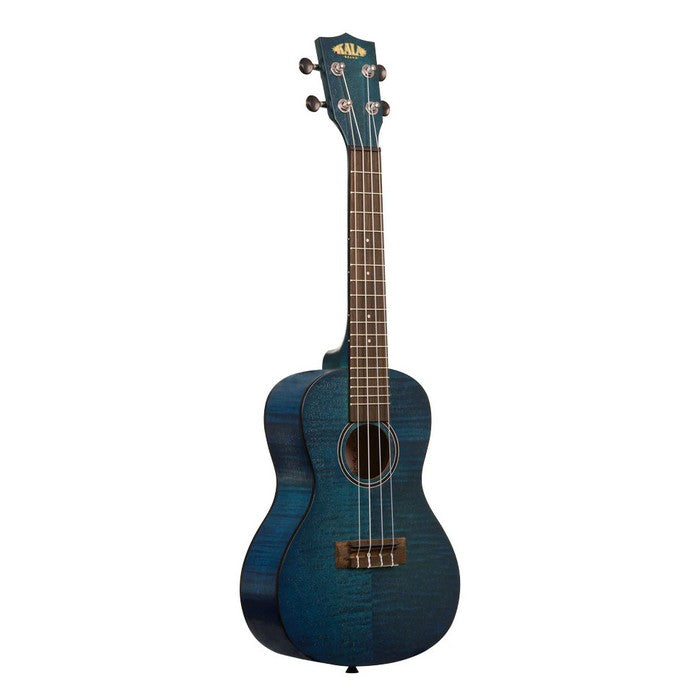 kala - Kala Concert Exotic Mahogany Blue Ukulele w/Bag