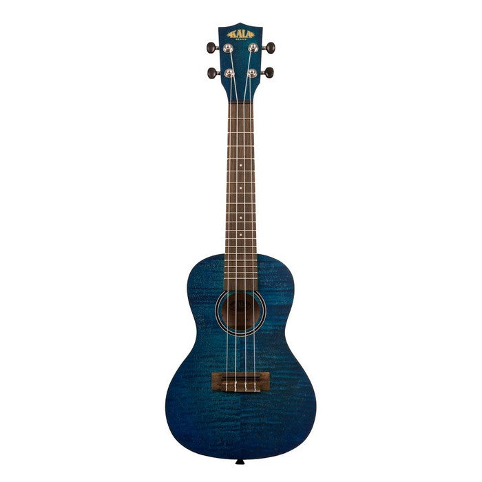 kala - Kala Concert Exotic Mahogany Blue Ukulele w/Bag