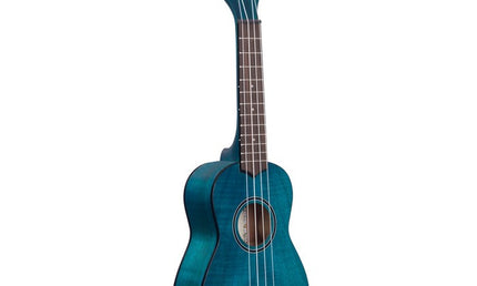 kala - Kala Soprano Exotic Mahogany Blue Ukulele w/Bag