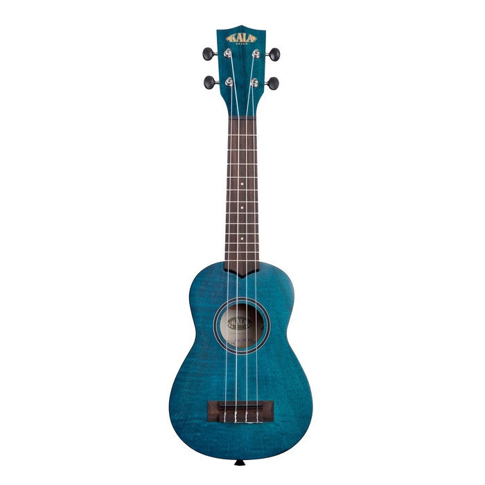 kala - Kala Soprano Exotic Mahogany Blue Ukulele w/Bag