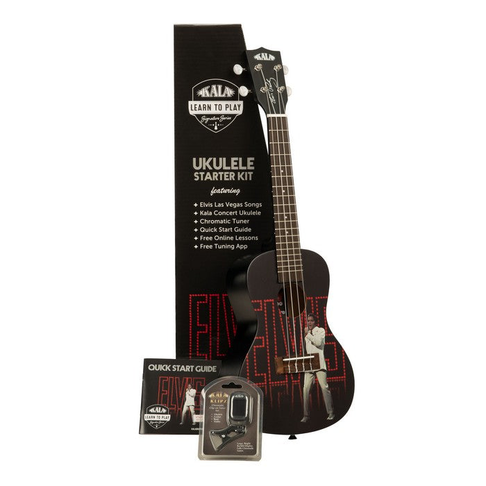 kala - Kala Learn To Play Elvis Viva Las Vegas Concert Ukulele Starter Kit