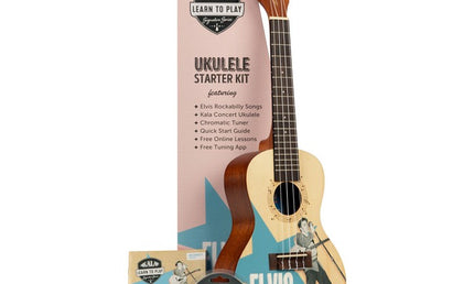 kala - Kala Learn To Play Elvis Rockabilly Concert Ukulele Rosewood Update