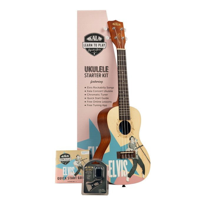 kala - Kala Learn To Play Elvis Rockabilly Concert Ukulele Rosewood Update