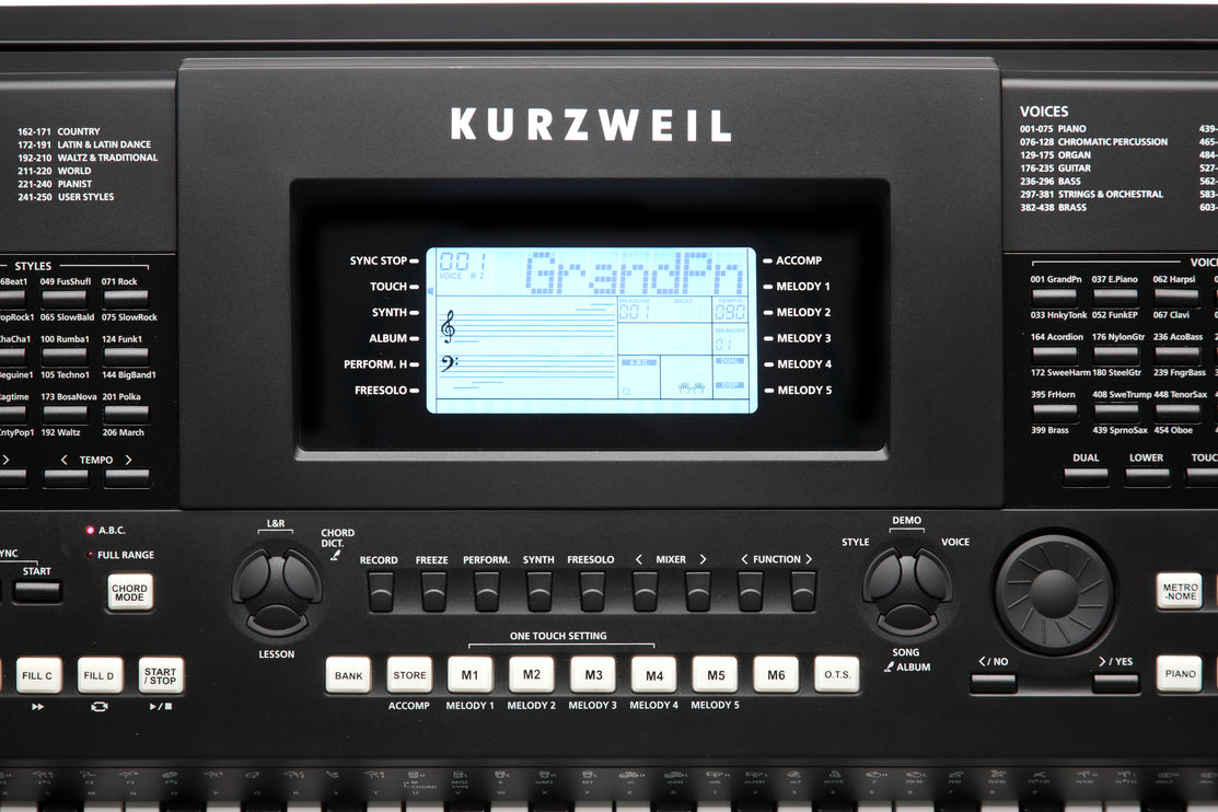 Kurzweil – KP300X-LB – Arranger Keyboard