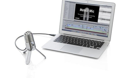 Samson - KRMETEOR - Verchroomde retro-look usb microfoon voor Skype podcast en home-recording