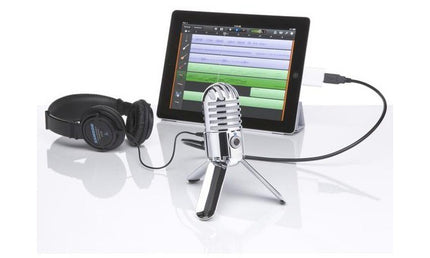 Samson - KRMETEOR - Verchroomde retro-look usb microfoon voor Skype podcast en home-recording