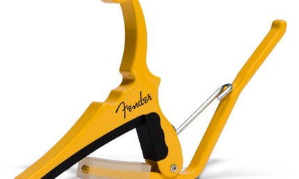 Kyser - KYKFENDERB - Fender® X Kyser® Quick-Change® Electric Guitar Capo, Butterscotch Blonde