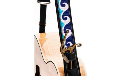 Kyser - KYKS3B - Guitar Strap - Ocean Wave Black