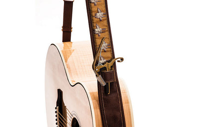 Kyser - KYKS4A - Guitar Strap - Acron Brown
