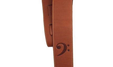 Lm-Products - LMBCGBR - Bass straps brown 3 inch glove garmentback clef deboss