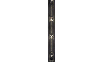 Lm-Products - LMEAUSTINBK - Luxury black austin 3 inch texas star glove/suede/garment