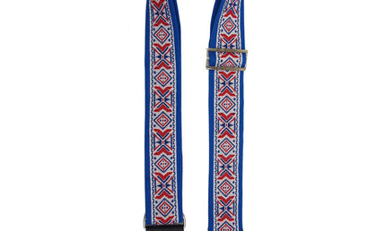 Lm-Products - LMFF55BL - Festival folk blue organic cotton jaquard
