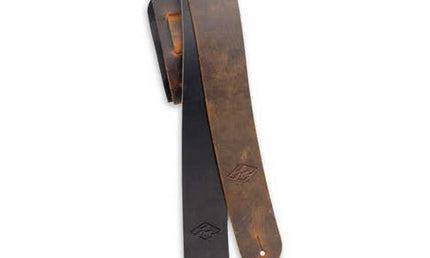 Lm-Products - LMLS201RBK - Classic leather black 2 inch cowhide rustic
