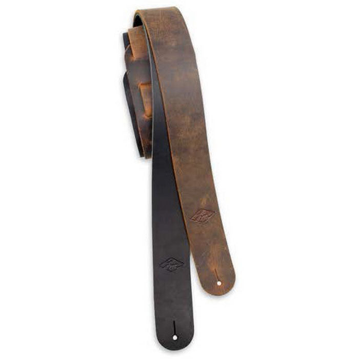 Lm-Products - LMLS201RBR - Classic leather brown 2 inch cowhide rustic