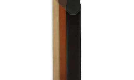 Lm-Products - LMLS206BK - Classic leather black 2 inch 4 pc suede center