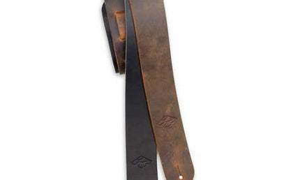 Lm-Products - LMLS301RBK - Classic leather black 3 inch cowhide rustic