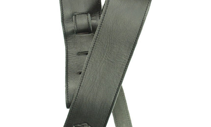 Lm-Products - LMLS304GBK - Classic leather black 3 inch garment w/ suede