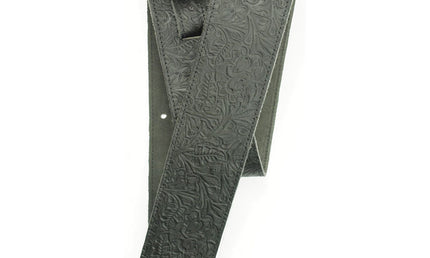 Lm-Products - LMLS304TXBK - Classic leather black 3 inch tooled w/ stitching xl
