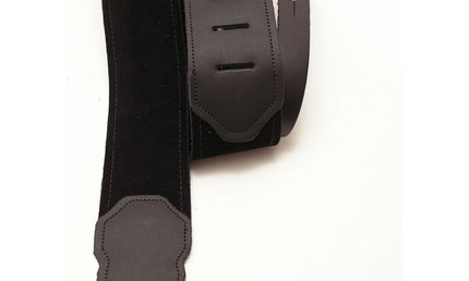 Lm-Products - LMLS306BK - Classic leather black 3 inch 4 pc suede center