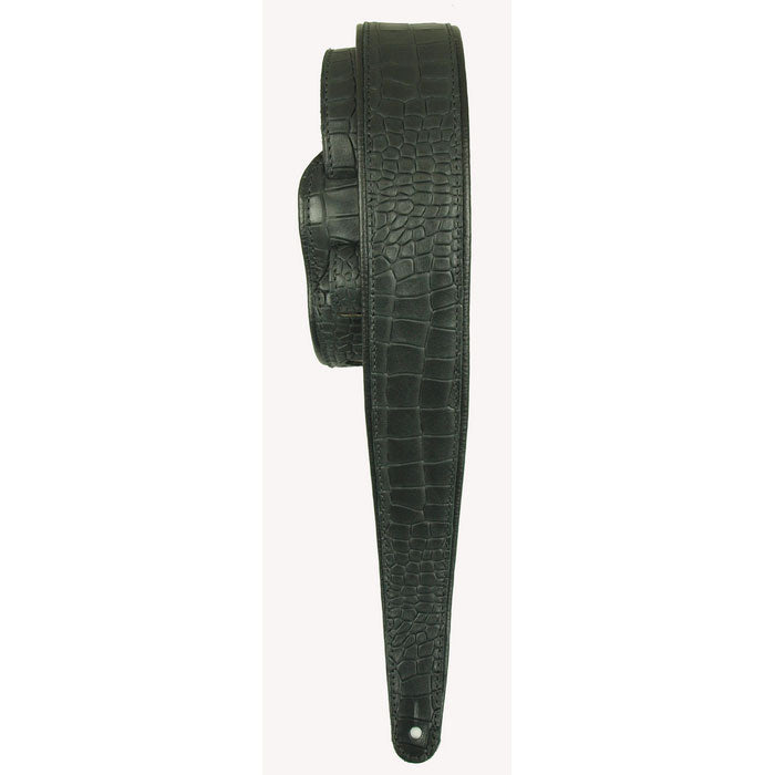 Lm-Products - LMPM2BK - Black croc, rolled edge