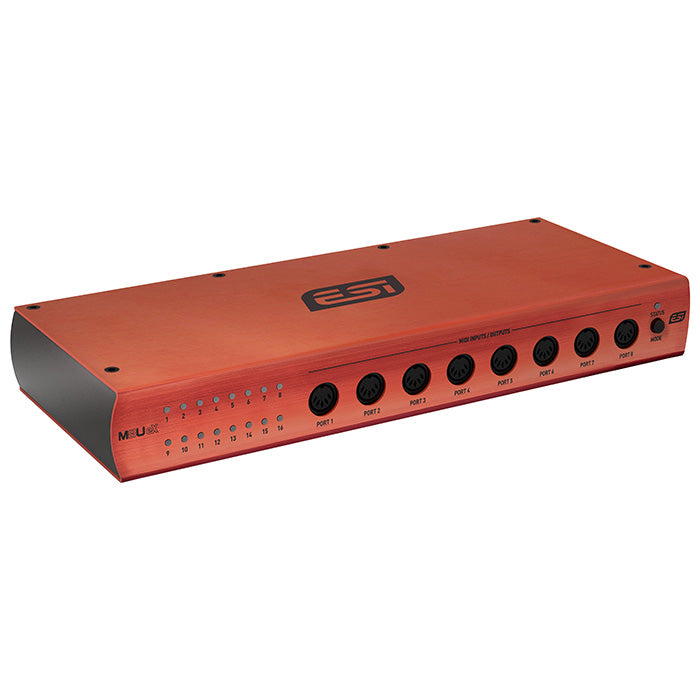 ESI Audio - ESIM8UEX - 16-port Usb 3.0 Midi Interface with Usb Hub