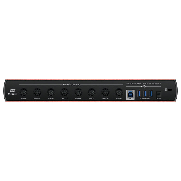 ESI Audio - ESIM8UEX - 16-port Usb 3.0 Midi Interface with Usb Hub