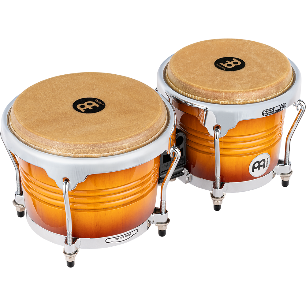 Meinl FWB200GAB – Free Ride wood bongo – 6 3/4 en 8 inch – Galactic Black