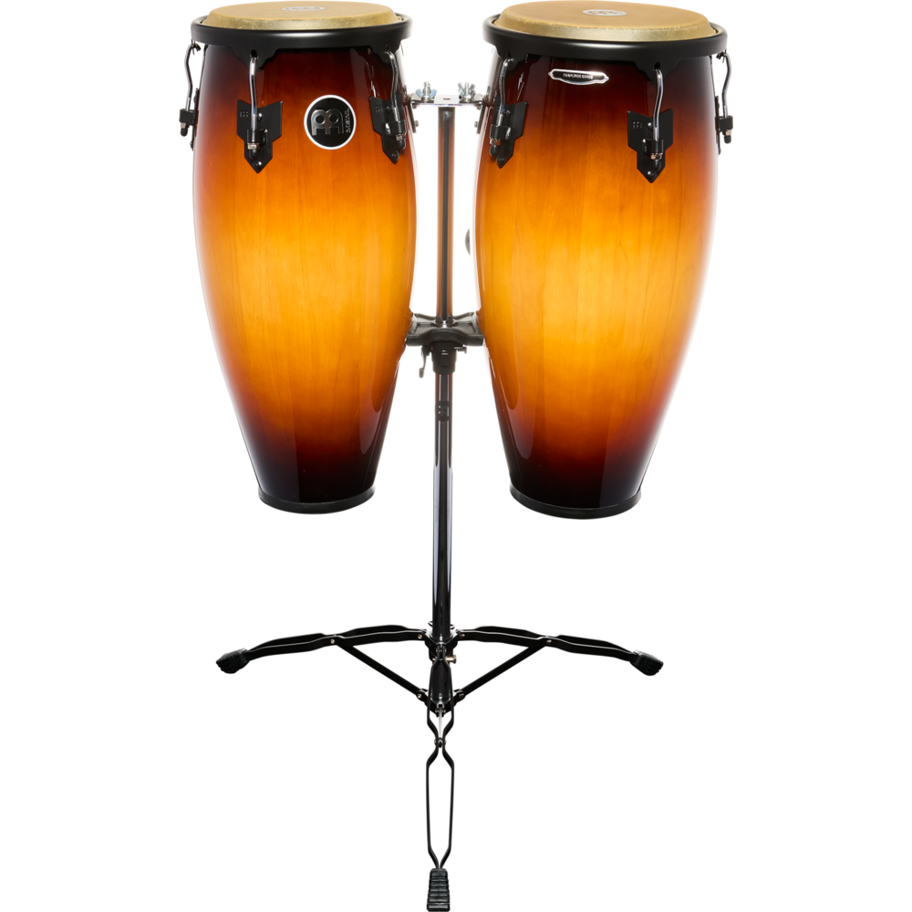 Meinl HC888VSB – Headliner Series congaset – 10 en 11 inch – Vintage Sunburst – met dubbele standaard