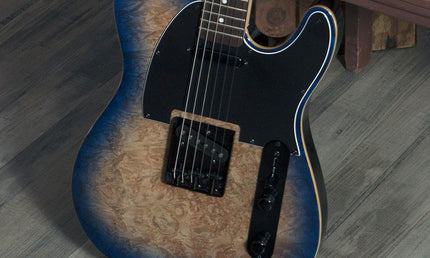 Michael-Kelly - MK50CBLPRT - Custom Collection 50 Burl Ultra, Blue Burl