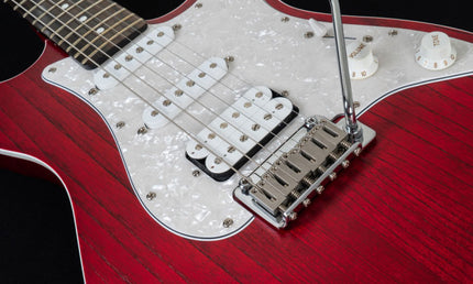 Michael-Kelly - MK63OTRERB - Trans Red, Open pore finish