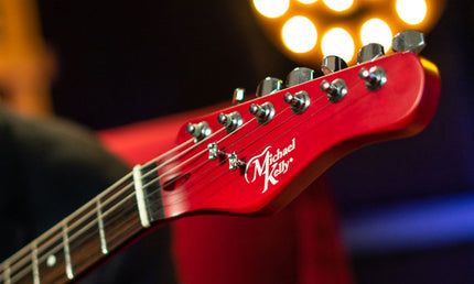 Michael-Kelly - MK63OTRERB - Trans Red, Open pore finish
