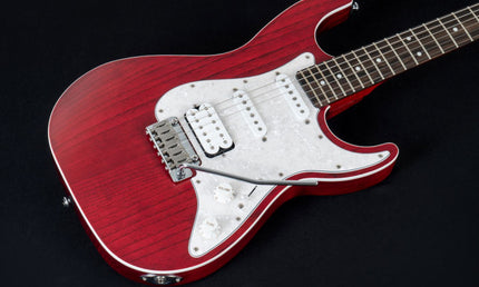 Michael-Kelly - MK63OTRERB - Trans Red, Open pore finish