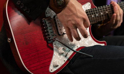 Michael-Kelly - MK63OTRERB - Trans Red, Open pore finish