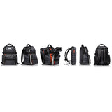 Mono - MREFXFLYBLK - lichtgewicht design ruime BackPack voor DJ en gear met afritsbare 17" laptop bag