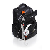 Mono - MREFXFLYBLK - lichtgewicht design ruime BackPack voor DJ en gear met afritsbare 17" laptop bag
