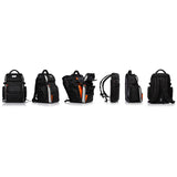 Mono - MREFXFLYBLK - lichtgewicht design ruime BackPack voor DJ en gear met afritsbare 17" laptop bag