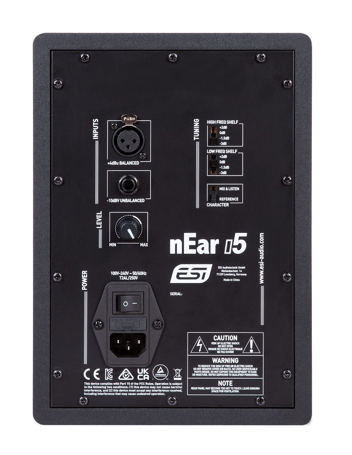 ESI Audio - ESINEARI5 - 2-way 5" Dsp Powered Monitorspeaker