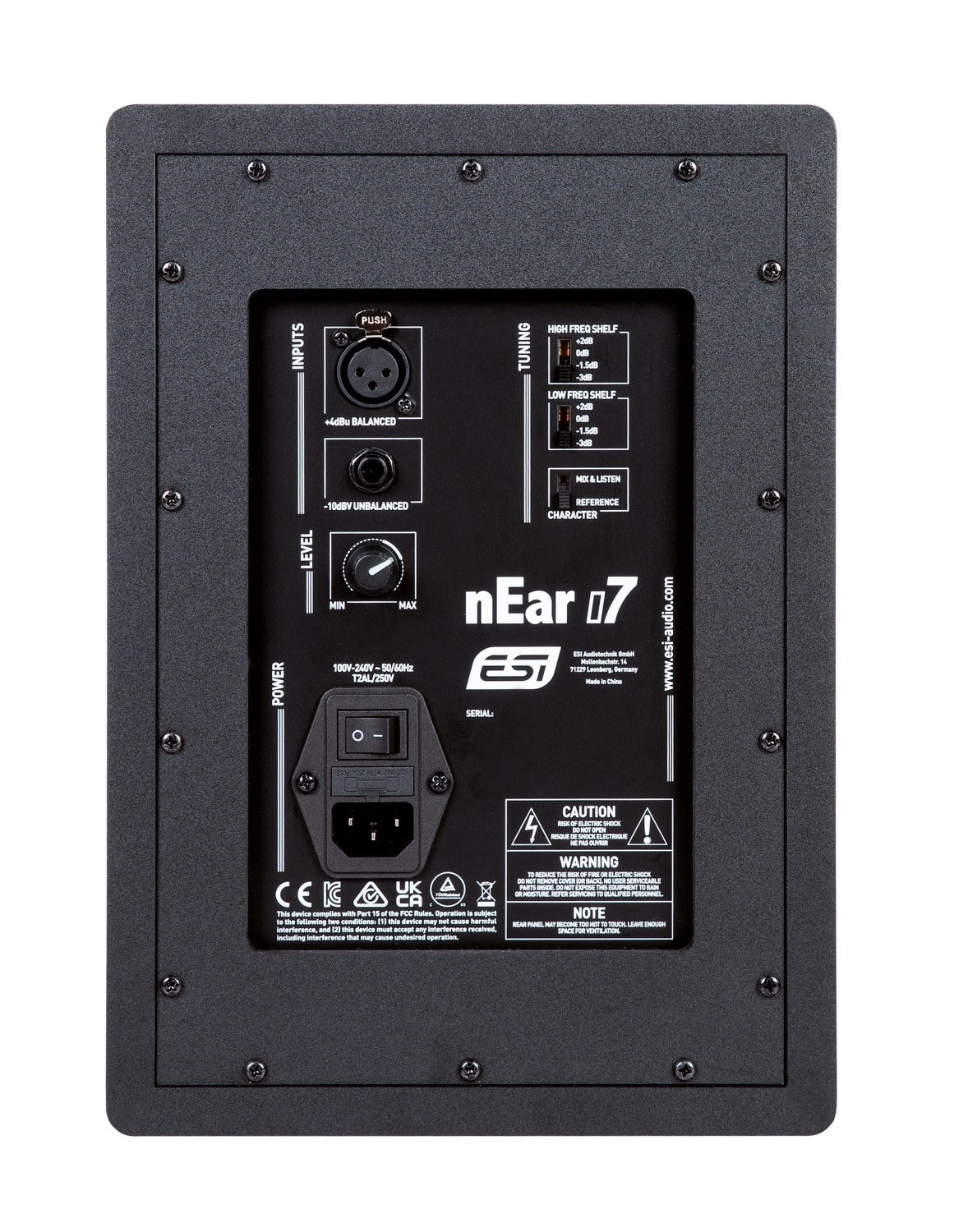 ESI Audio - ESINEARI7 - 2-way 6,5" Dsp Powered Monitor Speaker