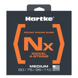 Hartke - Lrhsbnx450 - Nickel Medium 4-String (50, 75, 95, 110) Premium Usa Bass Strings
