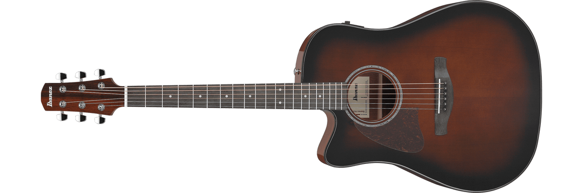Ibanez AAD51LCEDVS – Linkshandige elektro-akoestische gitaar – Dark Violin Sunburst High Gloss