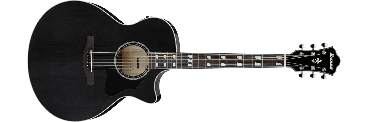 Ibanez AE170 – Akoestische gitaar – Transparent Black High Gloss