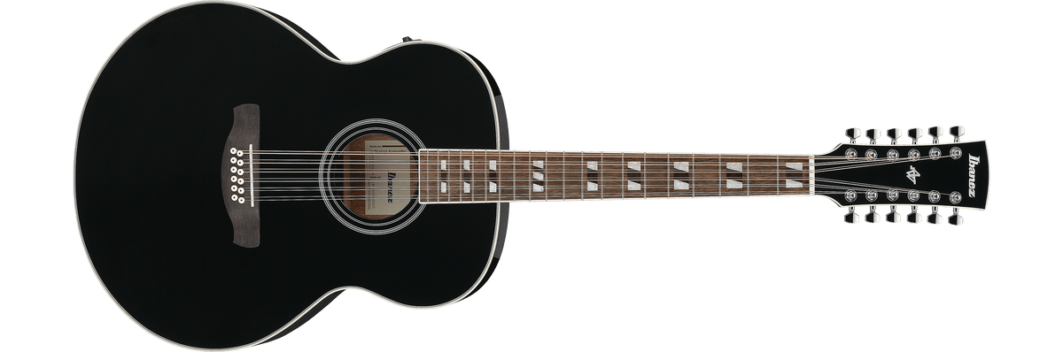 Ibanez AJ7012M1E – Akoestische gitaar – Black High Gloss
