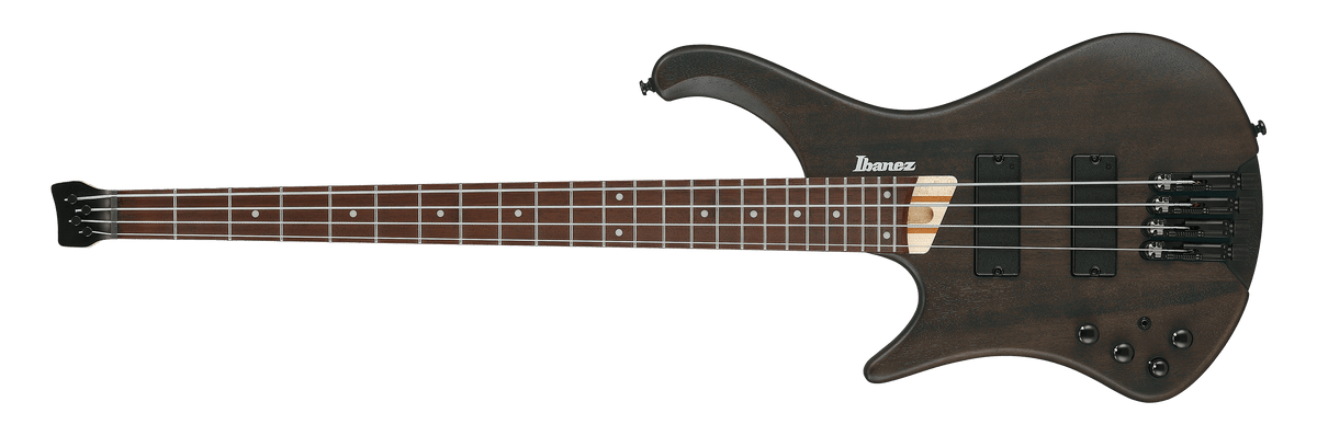 Ibanez EHB600LWNF – Linkshandige 4-snarige elektrische basgitaar – Walnut Flat