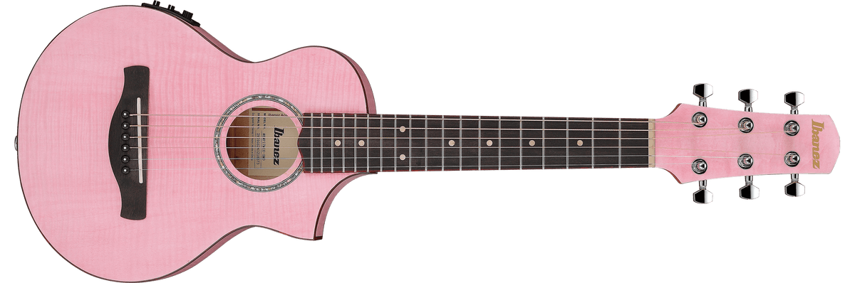 Ibanez EWP17M2ESMO – Elektro-akoestische tenor gitaar – Strawberry Milk Open Pore