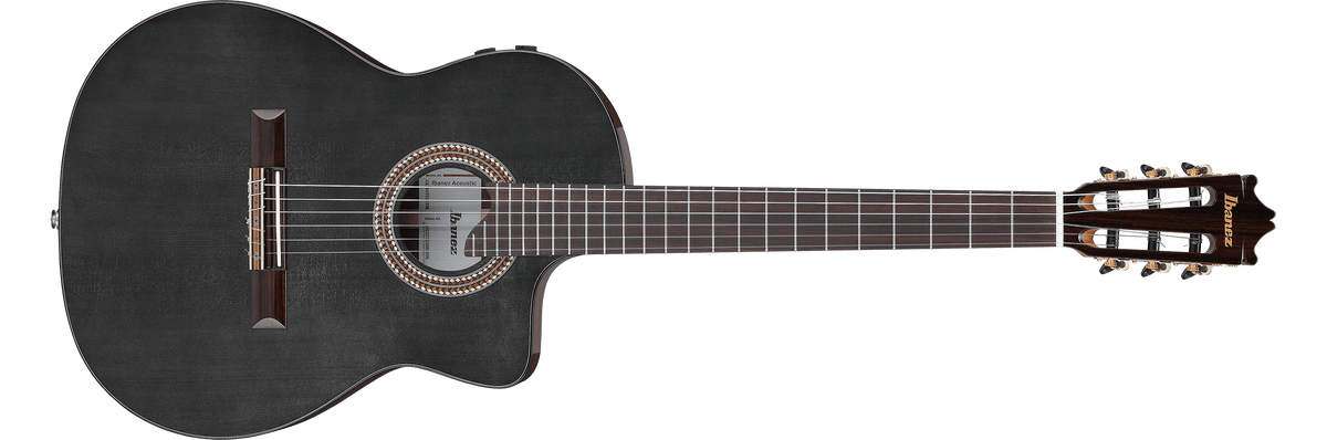 Ibanez GA360TCETBK – Elektro-klassieke gitaar – Transparent Black High Gloss